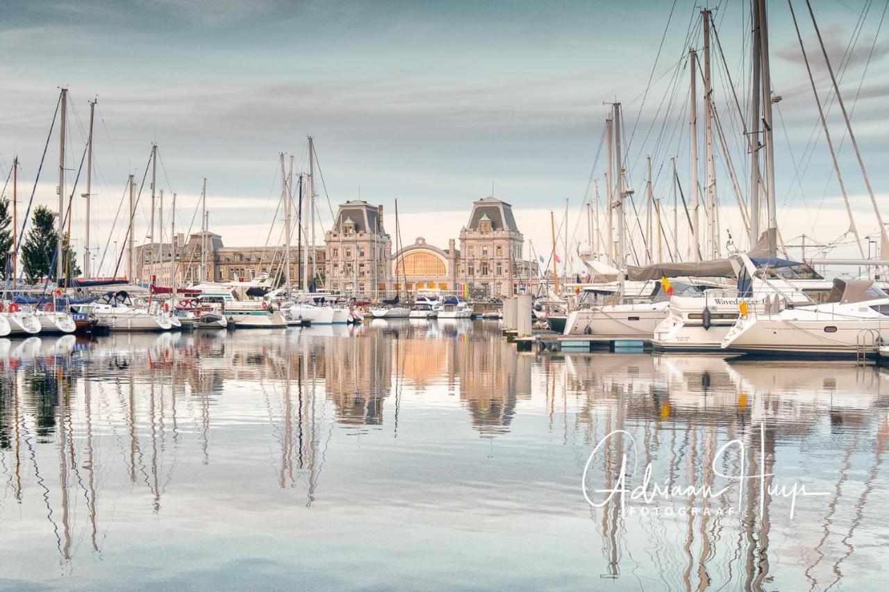 Studio Met Groot Zonneterras Centrum Oostende Bagian luar foto