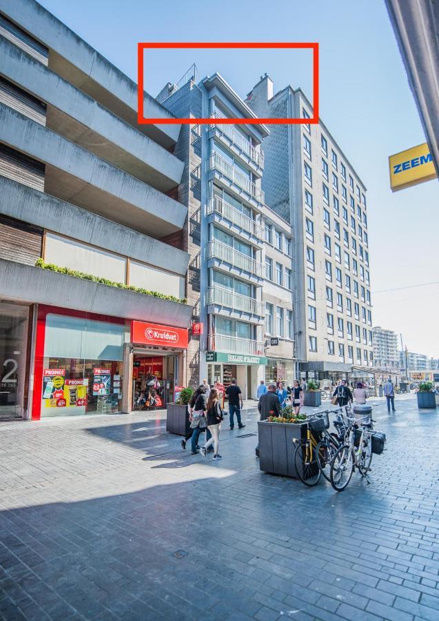 Studio Met Groot Zonneterras Centrum Oostende Bagian luar foto